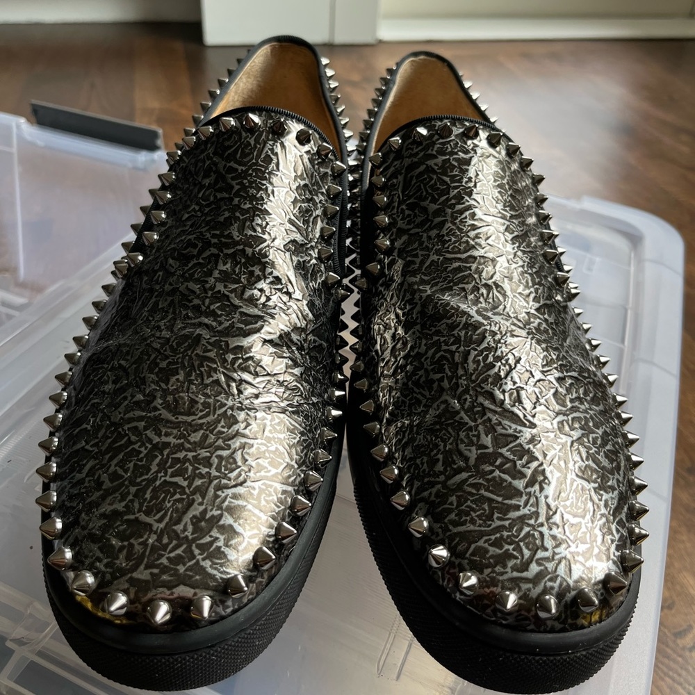 Christian Louboutin Pik Boat studded Sneakers